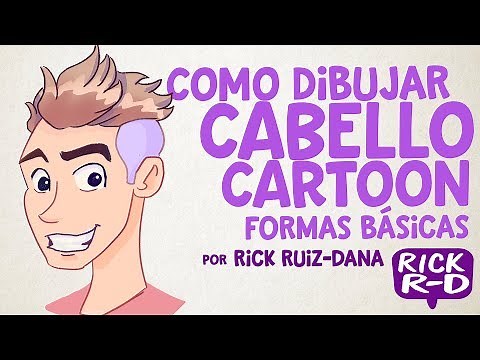 Como dibujar Cabello Cartoon Peinados y Formas básicas