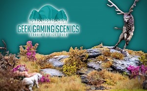 【场景模型（地形教程）——狩猎微型立体模型（学习新的地形技能） 】【中字】【Geek Gaming Scenics】