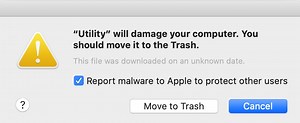 Remove "Utility will damage your computer" Pop-Up Scam