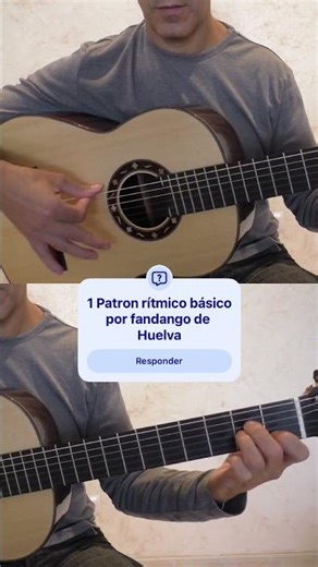 Tutorial 1st Rhythmic pattern of fandango from Huelva (upper)