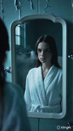 What Came Out of the Mirror? 😱 Werewolf Transformation! #gerilim #horrorshorts #korku #shadowman