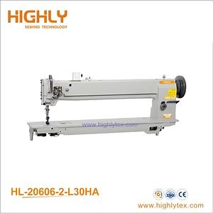 [Hot Item] Long Arm High Speed Double Needle Heavy Duty Lockstitch Sewing Machine