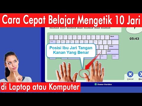 Cara Cepat Belajar Mengetik 10 Jari di Laptop atau Komputer