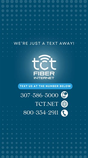 TCT on Instagram: "Our offices are closed today, but help is just a call, text, or click away! 📞 (800) 354-2911 | 💬 (307) 586-5000 | 🌐 tct.net Support is available 24/7 to keep you connected. #TCTCares #SupportLocal #StayConnected"