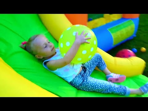 Fun and Creative Kids Play with Balloons