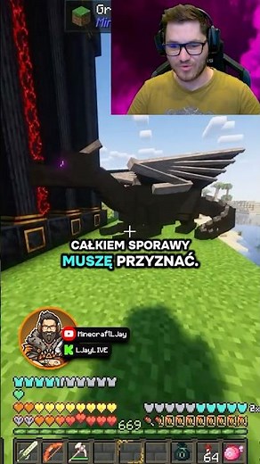 JAK wytresować smoka w Minecraft? #minecraft