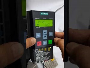 Siemens G120C VFD fast way to go to a parameter