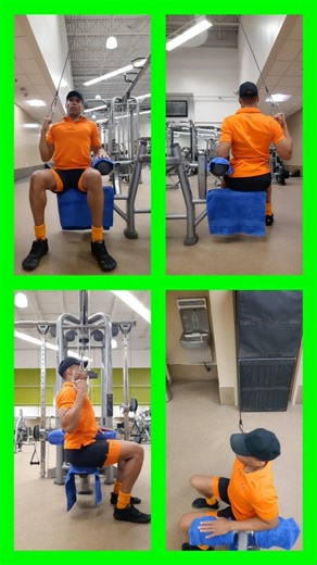 Cable Single Handle Side Pulldown shorts #back #cable #lats