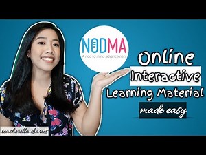 ONLINE INTERACTIVE LEARNING MATERIAL | NODMA QUICK GUIDE