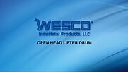WESCO Open Head Drum Lifter Video | WebstaurantStore
