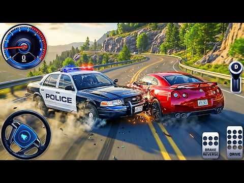Police Car Chase Simulator 3D - Real Cop Cars Driving Multi-Storey - Android GamePlay