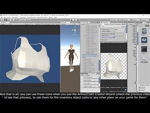 Game Kit Controller (GKC) Tutorial: Create Armor/Cloth Sets Icons