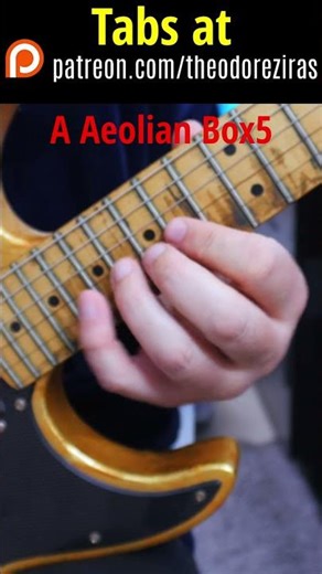 Minor-Aeolian Scale Workout, Box5, CAGED System