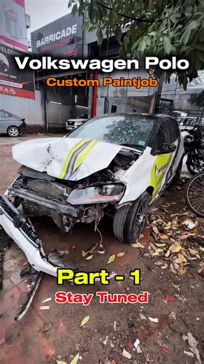 GearPlus AutoCare | Patna on Instagram: "Volkswagen Polo Custom Color Change Part - 1😮😳👀 . . . . #trending #reel #fortuner #patna #viralreels❤︎"