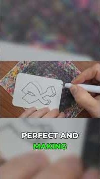 This tracing trick is so satisfying #satisfying #drawing #artprocess