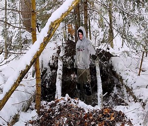 12K views · 152 reactions | Solo Winter Survival Camp | Art Cochran | Facebook