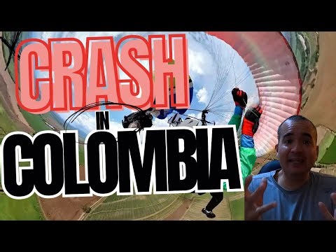Paragliding Collision in Colombia | Two Pilots Crash in a Thermal