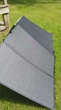 Ecoflow 400W Solar Panel, set up, how to fix sagging Panels quickly, used with Ecoflow delta pro