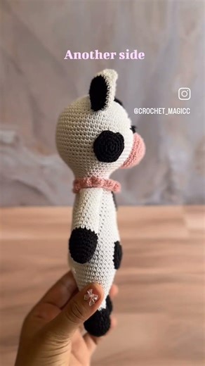 #handmade #crochet 🧶 #little #cow 🧶✨