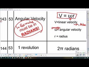 Saxon Advanced Math Lesson 53 Angular Velocity