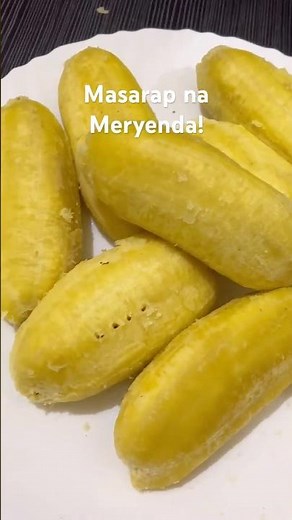 Nilagang saging na saba! #cooking #food #sagingsaba