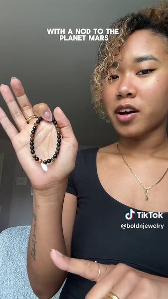 PART 1 • Mini series | Today, it’s all about Marcus ! 🪐🤎 #marcus #bold #jewelry #beadedbracelets #beads