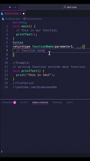 Functions In Dart very easy!
