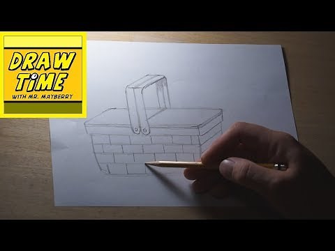 How to Draw a Picnic Basket