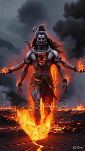 Shiva tandavam …🔱 #hindumythology #harharmahadev