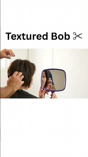 How To Cut a Bob with Textured Layers for an Edgy Look | Soft Outline Tutorial