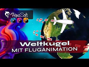 INSTRUCTIONS | Animate Earth with banner or airplane 🌍✈️ with 3D sphere element