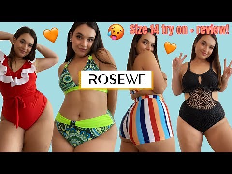 ROSEWE SWIMWEAR TRY-ON HAUL! Is it curvy girl approved?!
