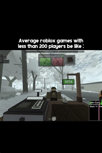 Roblox games with less than 200 players be like