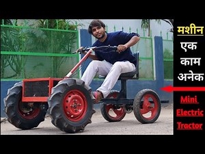 Build a 1000W mini Electric tractor at Home-Agriculture ‪@CreativeScienceOfficial‬