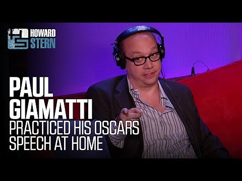 Paul Giamatti Practiced His Speech in Case He Won an Oscar (2006)