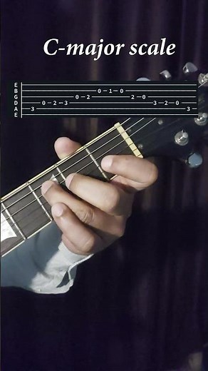 Master the C- major Scale 🎸