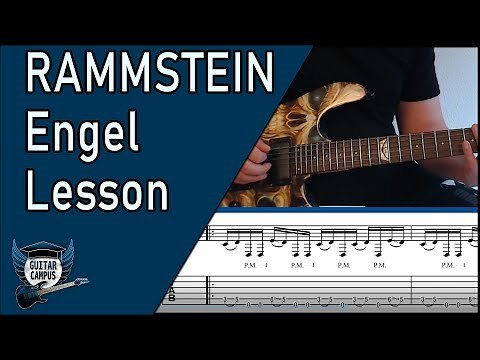 Cult guitar riff - Rammstein - Engel ► Learn guitar