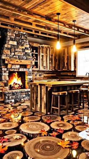 Incredible Epoxy Floor Transformation 🍂✨