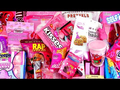 NEW PINK SNACKS Rick Ross Chips Ghirardelli Chocolate Strawberry & Yogurt Pretzels Cake Bites Peeps