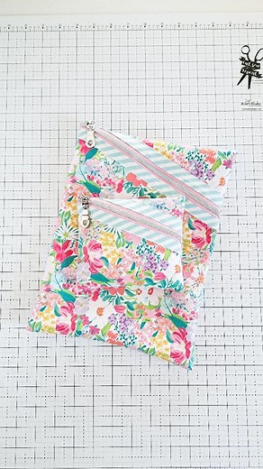 Kristina Brinkerhoff || Modern Sewing and Quilting Patterns on Instagram: "What would you put in your Hemingway Pouches? 1. Sewing supplies 2. Electronics 3. Everyday items Or something else entirely? Let me know below! 👇 Pattern: Hemingway Pouch pattern available in my shop. Shown here in Large size. The tiny pouch is from the triangle cut off of the large pouch. Supplies: Faux leather and zipper from @zippervalley"