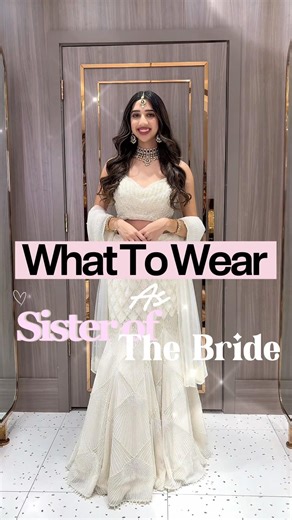 Sister of the bride? We have the outfits ready! #sisterofthebride #indianoutfits #guestwear