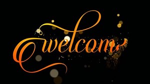 Luxury Welcome Text Animation Particles Effect4k Stock Footage Video (100% Royalty-free) 3459511941 | Shutterstock