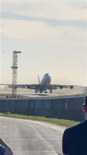 Boeing 747 Take off BAE Warton