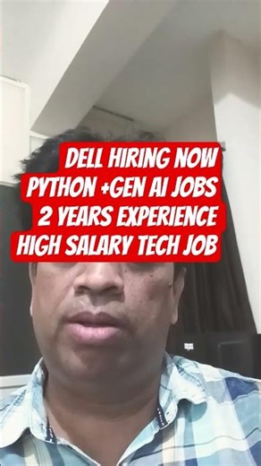 Dell Hiring Python Engineers 2026 | GenAI, NLP, FastAPI Jobs in Bangalore