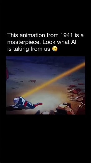 Classic Cartoon Nostalgia on Instagram: "The 1941 Superman animated shorts are considered some of the greatest examples of hand drawn animation ever created. Made for theatrical audiences, they stood apart immediately from other cartoons of the time with their darker tone, cinematic framing, and dramatic use of light and shadow. These shorts felt closer to live action films than traditional animation, giving Superman a serious and powerful presence on screen. What truly set 1941 Superman apart w