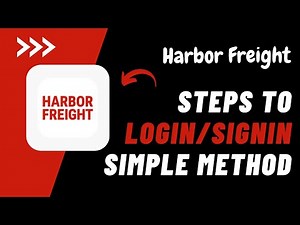 How to Login Harbor Freight Credit Card | Sign in Harbor Freight Credit Card !! Harbor Freight Login
