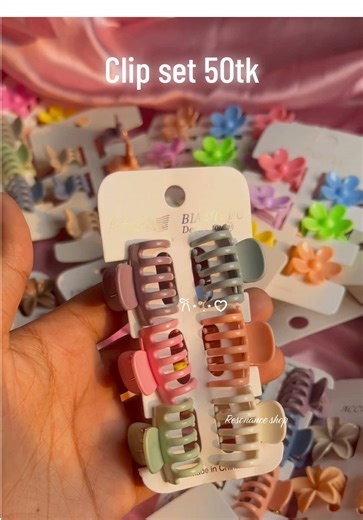 6 Piece Clip Set for Crafting and Organizing