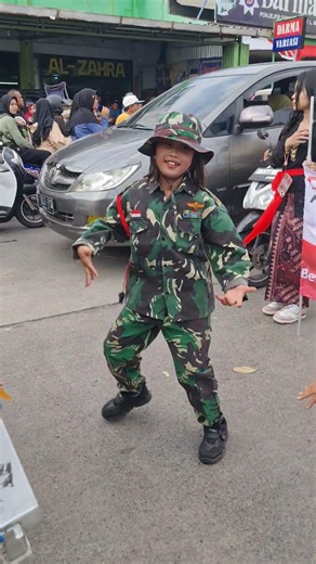 tentara cantik bocil kirab budaya pjj #kirabbudaya #djbantengan