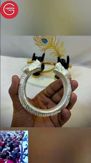 chandi ka kada design || chandi ke kada || chandi ki pajeb new design #shorts #youtubeshorts #gold