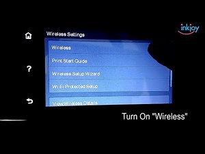 HP 8600/8610 Printer WiFi Setting